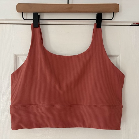 Nike Coral Ribbed Sports Bra Size XL NWOT - Picture 1 of 4